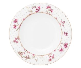 Дълбока чиния, порцелан, Pip Studio, Dots Gold Pink, 21,5 см, колекция Jolie