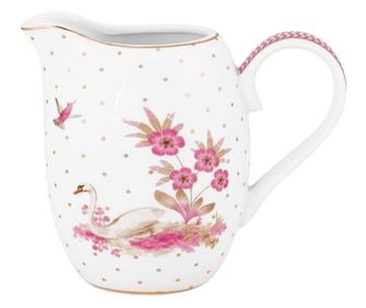 Πορσελάνινη κανάτα γάλακτος, Pip Studio, Dots Gold Pink, 250 ml, συλλογή Jolie