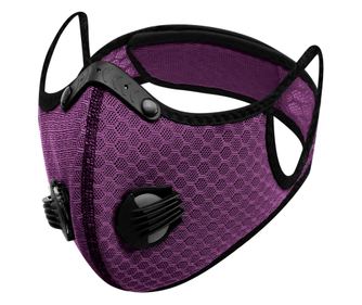 Masca Sport, THK, Mov, Sport, cu Filtru de Carbon, 2 Valve