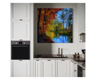 Tablou Canvas Premium LuxCanva® A1114, Langa Padure - 50 X 50