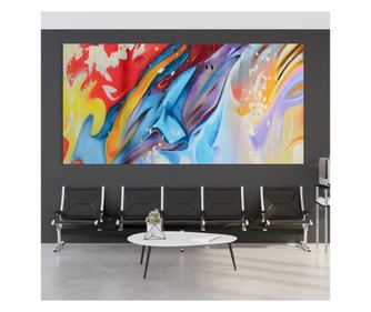 Tablou Canvas Premium LuxCanva® A1223, Multicolor - 50 X 100