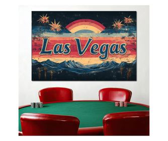 Tablou Canvas Premium LuxCanva® F1016, Orasul Visatorilor , Lumini, Vedete, Film, Desert, Dorinta, Living, Birou, Culori vibrant
