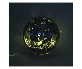 Σφαίρα ασημί με LED LUKA lighting