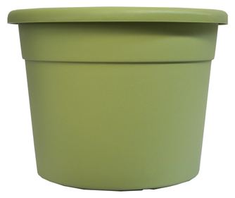 Diana Διακοσμητική Γλάστρα, Vasar, Στρογγυλή με Πιάτο, Πράσινο Τσάι, Εσωτερικού/Εξωτερικού Χώρου, 10 L, 30 x 23 cm