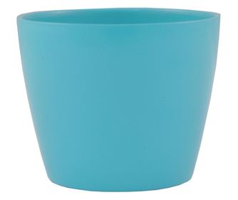 Ares Διακοσμητική Γλάστρα, Vasar, Στρογγυλή, Τιρκουάζ, Εσωτερικού/Εξωτερικού Χώρου, 1 L, 14 x 13 cm