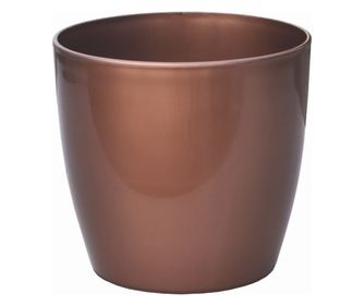 Διακοσμητική Γλάστρα Nike, Vasar, Στρογγυλή, Χάλκινη, Εσωτερικού/Εξωτερικού Χώρου, 1 L, 14 x 13 cm