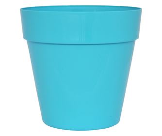 Διακοσμητική Γλάστρα Κηπουρικής, Vasar, στρογγυλή, εσωτερικού/εξωτερικού χώρου, τιρκουάζ, 15 x 15 x 14 εκ.