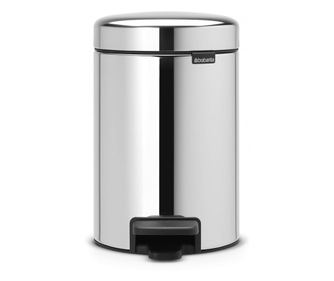 Brabantia NewIcon Κάδος Πεντάλ 648997, 3 L, Soft-Close, Αντιολισθητική Βάση, Ανοξείδωτο Ατσάλι