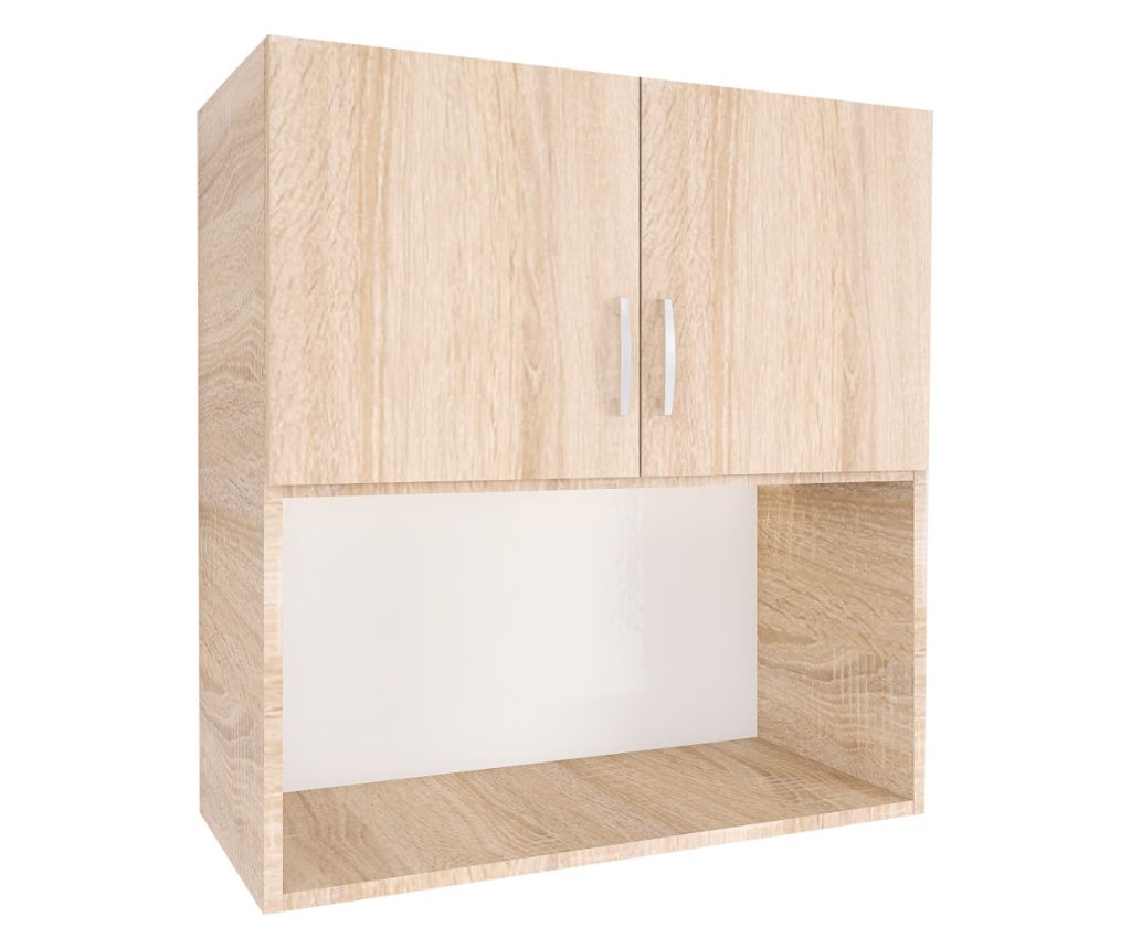 Kitchen Wall Cabinet, L80xH70xA32cm, Sonoma Color, 18mm Chipboard