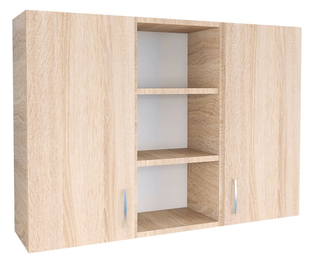 Kitchen Wall Cabinet L120xH70xA32 cm, Sonoma Color, 18mm Chipboard 120x70x32 cm