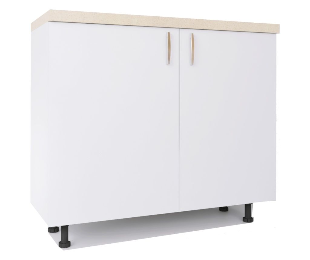 Corp Inferior Bucatarie 60x90x50 cm, Culoare Alb Mat, Pal 18mm 