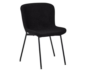 Set 2 Scaune de Sufragerie Teddy - Negru