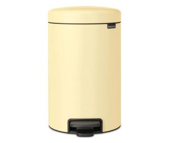 Brabantia NewIcon pedáltartály 1008844, 12 l, Soft Close, csúszásgátló talp, sárga