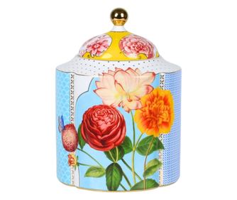Pip Studio Porcelán doboz fedéllel, Royal Multi kollekció, 16x16x21,5 cm, 1900 ml