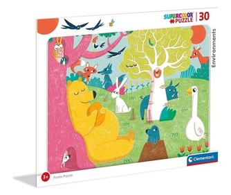 Clementoni Puzzle ramkowe 30 Super kolor Environments
