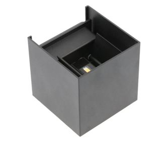 Lampa sufitowa GTV Oprawa LED MISSOURI-K, 7W,540lm IP54,IK08,4000K,kwadrat,czarny LD-MISS7WKC-NB