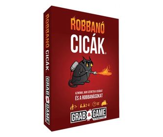 Robbanó cicák Grab&Game Edition Party kártyajáték