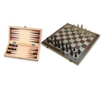 HOT Games 670016 Sakk és Backgammon fából