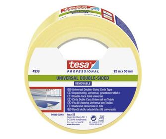 Tesa UNIVERSAL REMOVABLE (04939-00003-11) Fektető szalag Professional Fehér (H x Sz) 25 m x 50 mm 1 db