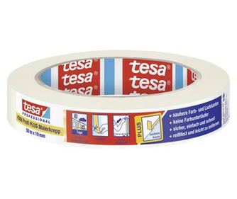 Tesa PREMIUM (04306-00042-02) Krepp szalag krepp Bézs (H x Sz) 50 m x 19 mm 1 db
