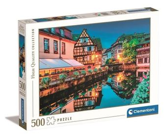 Clementoni Strasbourg Óvárosa Hqc 500db-os Puzzle - Lányoknak és Fiúknak, 8 éves kortól