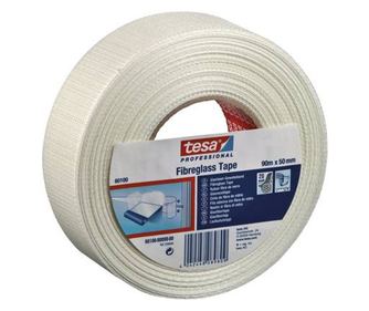 Tesa (60101-00001-00) Szövet ragasztószalag Professional Fehér (H x Sz) 45 m x 50 mm 1 db