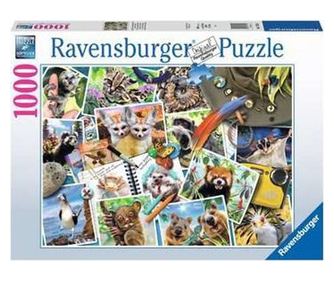 Ravensburger Puzzle 1000 Darabos - A Traveler'S Animal Journal