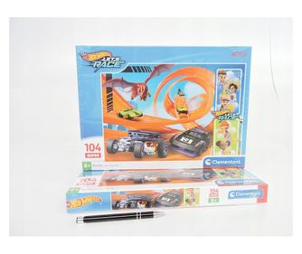 Clementoni Puzzle Hot Wheels 104 elementy Super Kolor