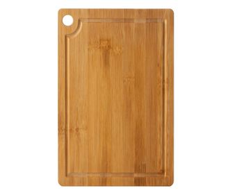 Placă de tăiat Rosberg R51635DM, 28x22 cm, față-verso, bambus, maro