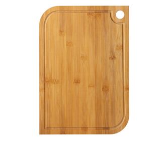 Placă de tăiat Rosberg R51635CS, 28x18 cm, față-verso, bambus, maro