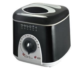 Friteuza Rosberg R51980B, 950W, 1l, Control temperatura 80-190 C, Negru