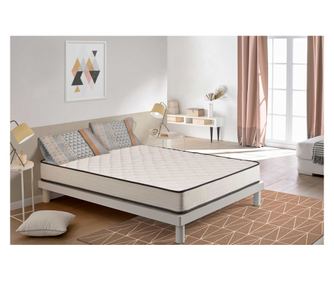 Saltea viscosoft - Moonia -Slim Max 15cm, 140 X 190cm - Color Alb - Fermitate Medie
