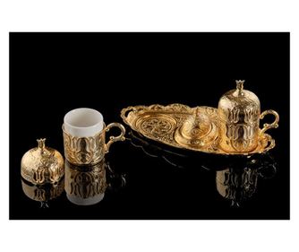 Set Cesti Cafea Gold