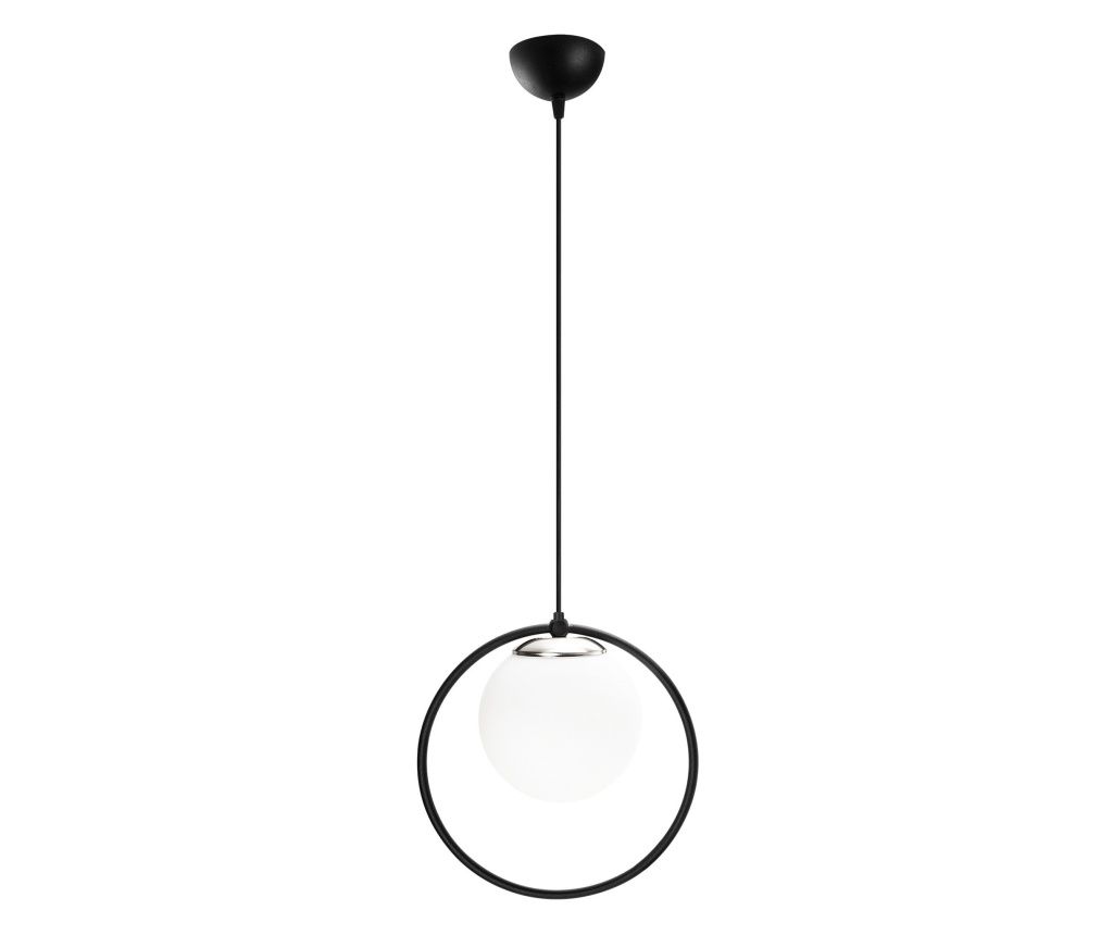 Lustra Dolunay , Soclu E27, Max 40W, Culoare Negru / Alb