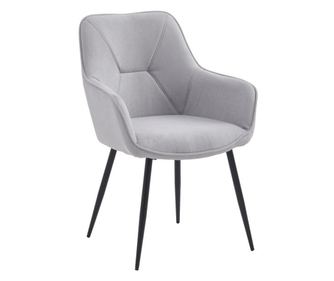 Стол WHITE 57x60x86 см Комплект 2 светлосиви