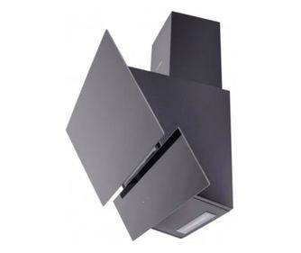 Hota Luxell HANZ DA6-835, 140W, 650 m3/h, 60cm, Telecomanda, Ecran tactil, 3 viteze, LED, Gri