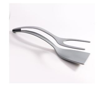 Spatula Multifunctionala tip Cleste, Cyrax, Spatula Cleste pentru Gatit, Silicon PP, pentru Alimente, Carne, Paine, 31 x 8.5 cm
