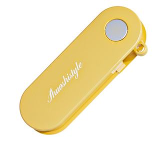 Peeler pentru Legume si Fructe, Cyrax, 3.6 x 9.1 cm, Multifunctional, Curatator Pliabil, din ABS si Otel Inoxidabil, Galben