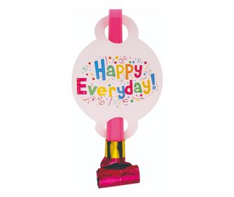 Set 6 Suflatori Happy Everyday, pentru Petrecere, 20 x 17 cm, Multicolor