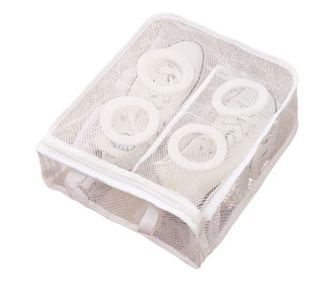 Sac pentru Spalare Incaltaminte, pentru Masina de Spalat, 36x30x12 cm, Alb