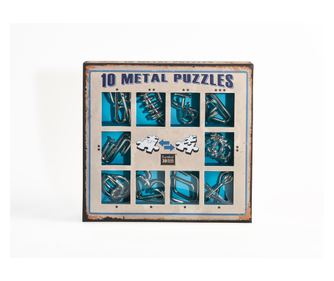 Eureka 10 Metal Puzzle Set ördöglakat készlet - Kék