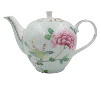 Čajnik od porculana, Pip Studio, Bijeli, 1.6l, kolekcija Blushing Birds