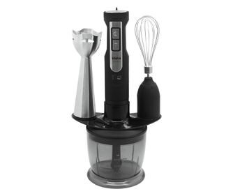 Vivax HBS-500X 3-u-1 set blendera, 500W, 0,6l, 2 brzine, Turbo, oštrica od nehrđajućeg čelika, ručka koja se može skinuti, pjenj