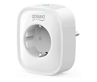 Интелигентен контакт Gosund SP1, Wi-Fi, 16A, Мониторинг на консумацията на енергия, Таймер, Smart Life, Tuya