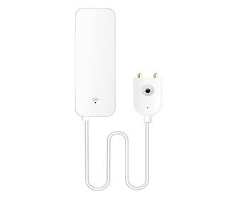 Смарт сензор за теч/наводнение, Gosund S5, Wi-Fi 2.4GHz, 3 x AAA, Мобилно приложение, Гласов асистент, Бял