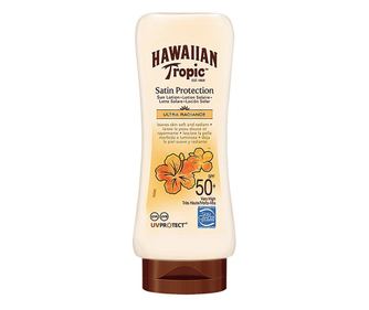 Хидратиращ лосион за тяло с лека текстура, Hawaiian Tropic Satin SPF50, 180 мл