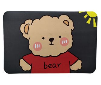 Pufo Teddy Bear csúszásgátló szőnyeg, szobába, konyhába, fürdőszobába, 58 x 39 cm