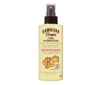 Хидратиращо масло за тяло със слънцезащитен фактор SPF30, Hawaiian Tropic Silk Hydration, 150 мл