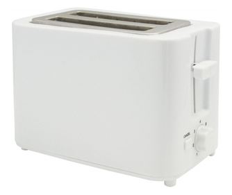 Toaster Elite CT-818R, 700W, 2 felii, Tava detasabila pentru firimituri, Alegere dintre 4 modele de prajire, Alb