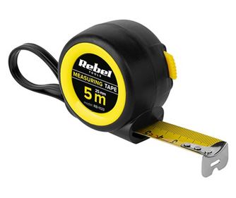 Metalni metar s ergonomskim kućištem 25mm, 5m